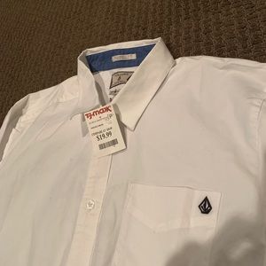 Men’s volcom button down